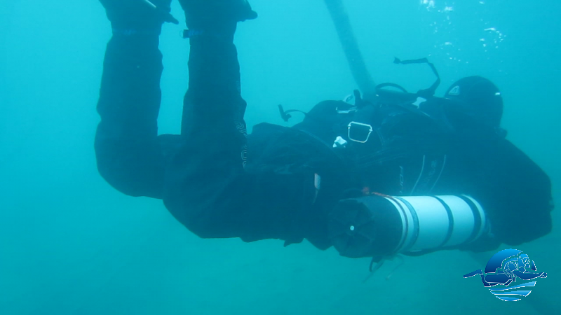 Sidemount mit ADV 11 trocken