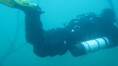 Sidemount mit ADV10 trocken