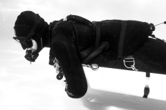 1. Sidemount Test im Pool