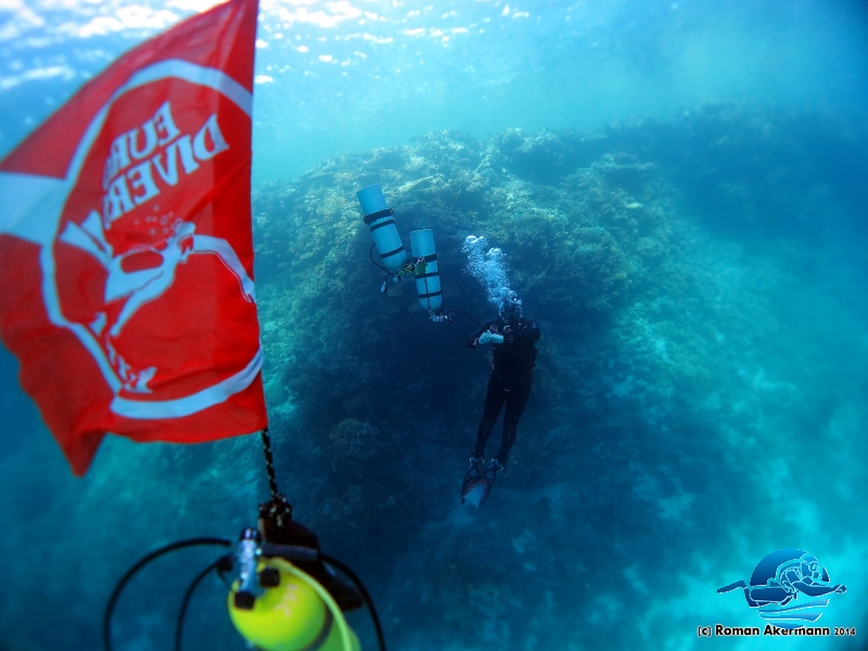 xDeep und Marcel mit Doppelpacket entspannt im safety stop