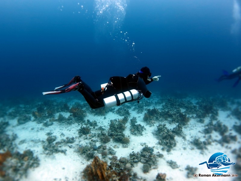 René und sein xDeep im Doublemount in Ägypten, Euro Divers 1