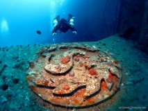 Marcel im xDeep und Doublemount an der Salem Express, Ägypten, Euro Divers