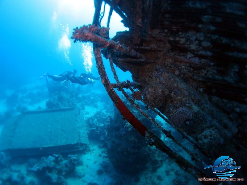 Marcel im xDeep und Doublemount an der Salem Express, Ägypten, Euro Divers 1