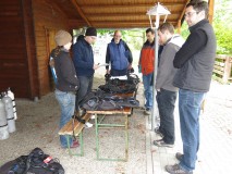 Sidemount Testevent Seahorse Kronau Testteam mit Chris 01