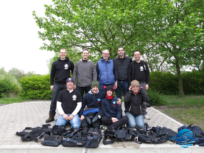 Sidemount Testevent Seahorse Kronau Testteam, Team Sidemount-Forum und einem Teil der Testsysteme 01