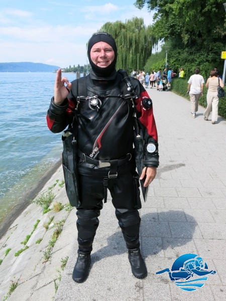 Sidemount Toddy style Frontansicht Bondesee Überlingen