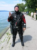 Sidemount Toddy style Frontansicht Bondesee Überlingen