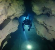 Sidemount Cave Frankreich 9 September 2015