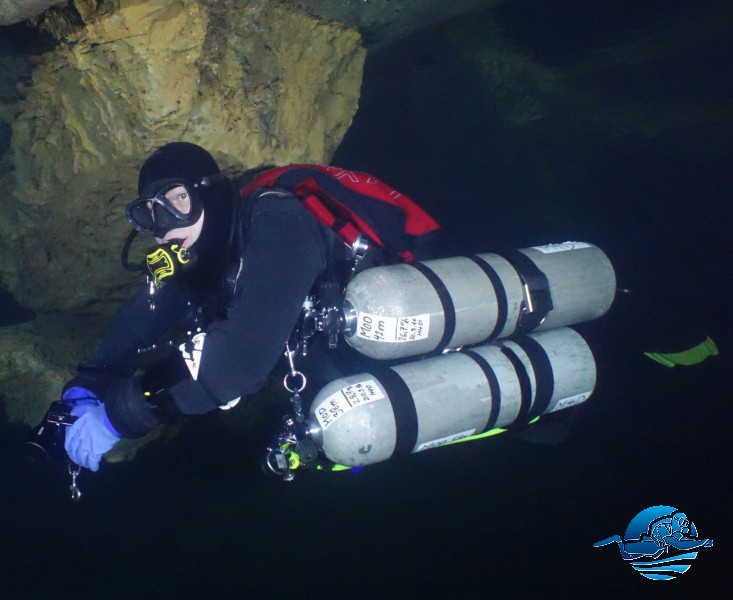 cave diving France 2016