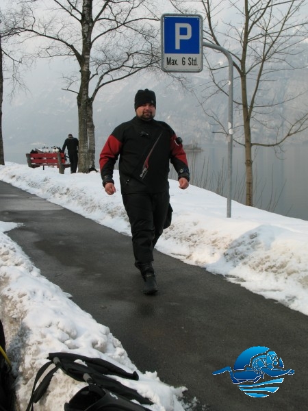 Dynamisch nach dem Tauchgang - Martin in Action...